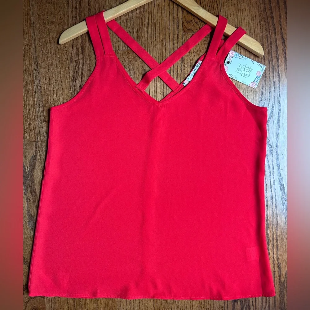 NEW Pink Rose Top - Picture 1 of 6